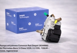 Pompa wtryskowa Common Rail Delphi 28348662 do Mercedes-Benz V-Class V220, 2.2 CDI, 120kW – nowa, regeneracja