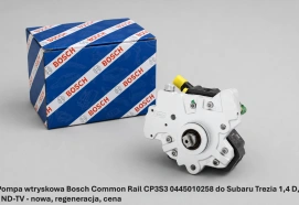 Pompa wtryskowa Bosch Common Rail CP3S3 0445010258 do Subaru Trezia 1,4 D, 1ND-TV - nowa, regeneracja, cena