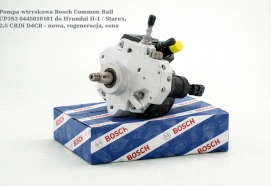 Pompa wtryskowa Bosch Common Rail CP3S3 0445010101 do Hyundai H-1 / Starex, 2.5 CRDi D4CB - nowa, regeneracja, cena