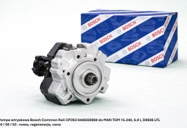 Pompa wtryskowa Bosch Common Rail CP3S3 0445020060 do MAN TGM 15.240, 6.9 l, D0836 LFL 40 / 50 / 53 - nowa, regeneracja, cena