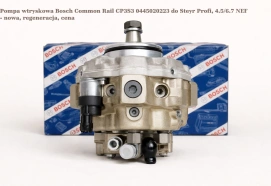 Pompa wtryskowa Bosch Common Rail CP3S3 0445020223 do Steyr Profi, 6.7 F4AFE612 - nowa, regeneracja, cena