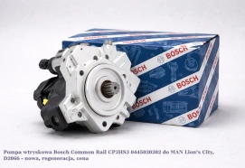 Pompa wtryskowa Bosch Common Rail CP3HS3 0445020202 do MAN Lion’s City, D2066 - nowa, regeneracja, cena