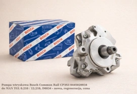 Pompa wtryskowa Bosch Common Rail CP3S3 0445020034 do MAN TGL 8.210 / 12.210, D0834 - nowa, regeneracja, cena