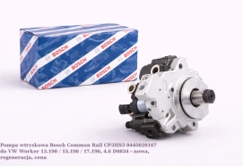 Pompa wtryskowa Bosch Common Rail CP3HS3 0445020167 do VW Worker 13.190 / 15.190 / 17.190, 4.6 D0834 - nowa, regeneracja, cena