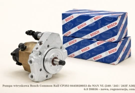 Pompa wtryskowa Bosch Common Rail CP3S3 0445020053 do MAN NL (240 / 243 / 243F A38), 6.9 D0836 - nowa, regeneracja, cena
