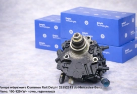 Pompa wtryskowa Common Rail Delphi 28252613 do Mercedes-Benz Viano, 100-120kW– nowa, regeneracja
