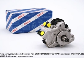 Pompa wtryskowa Bosch Common Rail CP3S3 0445020207 do VW Constellation 17.280 / 31.280, D0836, 6.9 l - nowa, regeneracja, cena