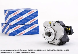 Pompa wtryskowa Bosch Common Rail CP3S3 0445020023 do MAN TGA 33.390 / 33.400 – D2066 LF02/LF12 - nowa, regeneracja, cena