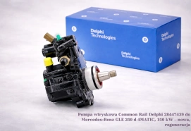Pompa wtryskowa Common Rail Delphi 28447439 do Mercedes-Benz GLE 250 d 4MATIC, 150 kW – nowa, regeneracja