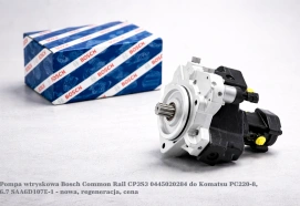 Pompa wtryskowa Bosch Common Rail CP3S3 0445020284 do Komatsu PC220-8, 6.7 SAA6D107E-1 - nowa, regeneracja, cena