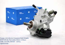 Pompa wtryskowa Common Rail Delphi 28447439 do Mercedes-Benz A-Class A180, 1.8 CDI, 80 kW – nowa, regeneracja