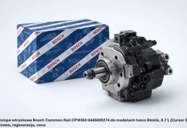 Pompa wtryskowa Bosch Common Rail CP3HS3 0445020274 do Iveco Stralis, 8.7 L (Cursor 9) - nowa, regeneracja, cena