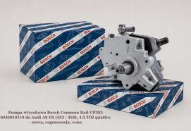 Pompa wtryskowa Bosch Common Rail CP3S3 0445010119 do Audi A8 D3 (4E2 / 4E8), 4.2 TDI quattro - nowa, regeneracja, cena