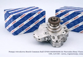 Pompa wtryskowa Bosch Common Rail CP3S3 0445010356 do Mercedes-Benz Viano CDI, 3.0 CDI - nowa, regeneracja, cena