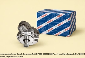 Pompa wtryskowa Bosch Common Rail CP3S3 0445020257 do Iveco EuroCargo, 3.9 l, 120E18 - nowa, regeneracja, cena