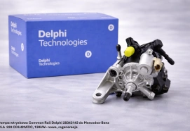 Pompa wtryskowa Common Rail Delphi 28343143 do Mercedes-Benz CLA 220 CDI/4MATIC, 130kW– nowa, regeneracja