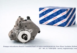 Pompa wtryskowa Bosch Common Rail CP3HS3 0445020248 do New Flyer Xcelsior Hybrid 35’ / 40’, 6.7 ISB/QSB - nowa, regeneracja, cena