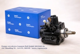 Pompa wtryskowa Common Rail Delphi 28519463 do JAC Shuailing T6 – 2.0 CTI, 100 kW – nowa, regeneracja