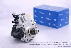 Pompa wtryskowa Common Rail Delphi 28343144 do Mercedes-Benz, ML 250, 2.2 CDI BlueTEC 4MATIC, 150 kW – nowa, regeneracja