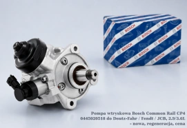 Pompa wtryskowa Bosch Common Rail CP4 0445020518 do Deutz-Fahr / Fendt / JCB, 2.9/3.6L - nowa, regeneracja, cena