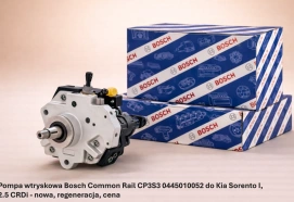 Pompa wtryskowa Bosch Common Rail CP3S3 0445010052 do Kia Sorento I, 2.5 CRDi - nowa, regeneracja, cena