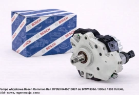 Pompa wtryskowa Bosch Common Rail CP3S3 0445010087 do BMW 330d / 330xd / 330 Cd E46, 3.0d - nowa, regeneracja, cena