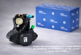Pompa wtryskowa Common Rail Delphi 28526584 do SsangYong Actyon Sports II, 2.0 Xdi, 114 kW – nowa, regeneracja