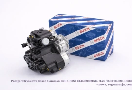 Pompa wtryskowa Bosch Common Rail CP3S3 0445020020 do MAN TGM 18.320, D0836 - nowa, regeneracja, cena