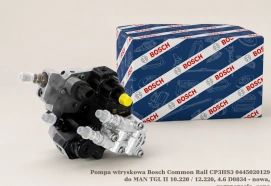 Pompa wtryskowa Bosch Common Rail CP3HS3 0445020129 do MAN TGL II 10.220 / 12.220, 4.6 D0834 - nowa, regeneracja, cena