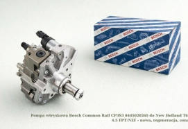 Pompa wtryskowa Bosch Common Rail CP3S3 0445020265 do New Holland T6, 4.5 FPT/NEF - nowa, regeneracja, cena