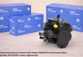 Pompa wtryskowa Common Rail Delphi 28252614 do Mercedes-Benz Sprinter, 95-125 kW– nowa, regeneracja