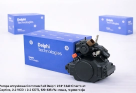 Pompa wtryskowa Common Rail Delphi 28318240 Chevrolet Captiva, 2.2 VCDi / 2.2 CDTi, 120-135kW– nowa, regeneracja