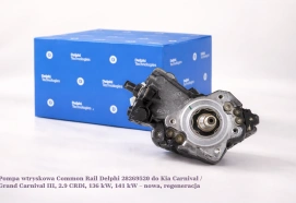 Pompa wtryskowa Common Rail Delphi 28269520 do Kia Carnival / Grand Carnival III, 2.9 CRDi, 136 kW, 141 kW – nowa, regeneracja
