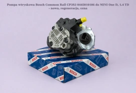 Pompa wtryskowa Bosch Common Rail CP3S3 0445010106 do MINI One D, 1.4 TD - nowa, regeneracja, cena