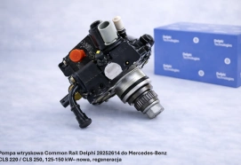 Pompa wtryskowa Common Rail Delphi 28252614 do Mercedes-Benz CLS 220 / CLS 250, 125-150 kW– nowa, regeneracja