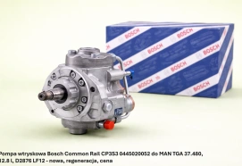 Pompa wtryskowa Bosch Common Rail CP3S3 0445020052 do MAN TGA 37.480, 12.8 l, D2876 LF12 - nowa, regeneracja, cena