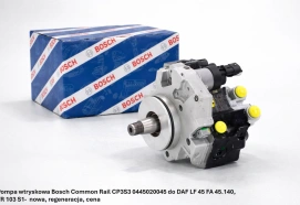 Pompa wtryskowa Bosch Common Rail CP3S3 0445020045 do DAF LF 45 FA 45.140, FR 103 S1- nowa, regeneracja, cena