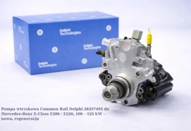 Pompa wtryskowa Common Rail Delphi 28257495 do Mercedes-Benz E-Class E200 / E220, 100 – 125 kW – nowa, regeneracja