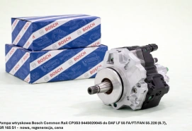 Pompa wtryskowa Bosch Common Rail CP3S3 0445020045 do DAF LF 55 FA/FT/FAN 55.220 (6.7), GR 165 S1 - nowa, regeneracja, cena