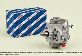 Pompa wtryskowa Bosch Common Rail CP3HS3 0445020109 do Komatsu WA250-6 – Komatsu SAA6D107E-1 - nowa, regeneracja, cena