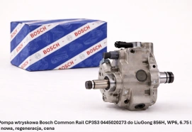 Pompa wtryskowa Bosch Common Rail CP3S3 0445020273 do LiuGong 856H, WP6, 6.75 l - nowa, regeneracja, cena