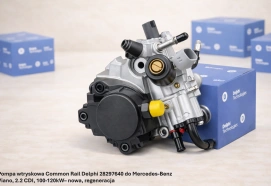 Pompa wtryskowa Common Rail Delphi 28297640 do Mercedes-Benz Viano, 2.2 CDI, 100-120kW– nowa, regeneracja