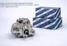Pompa wtryskowa Bosch Common Rail CP3S3 0445020335 do New Holland T6.175, 4.5 F4DFE / F4DGE - nowa, regeneracja, cena