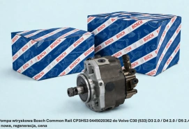 Pompa wtryskowa Bosch Common Rail CP3HS3 0445020362 do Volvo C30 (533) D3 2.0 / D4 2.0 / D5 2.4 – nowa, regeneracja, cena