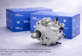 Pompa wtryskowa Common Rail Delphi 28302063 do Mercedes-Benz A-Class A180, 1.8 CDI, 80 kW – nowa, regeneracja