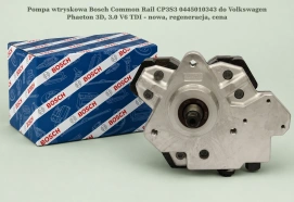 Pompa wtryskowa Bosch Common Rail CP3S3 0445010343 do Volkswagen Phaeton 3D, 3.0 V6 TDI - nowa, regeneracja, cena