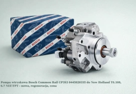 Pompa wtryskowa Bosch Common Rail CP3S3 0445020335 do New Holland T6.160, 6.7 NEF/FPT - nowa, regeneracja, cena