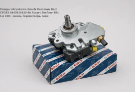 Pompa wtryskowa Bosch Common Rail CP3S3 0445010120 do Smart Forfour 454, 1.5 CDI - nowa, regeneracja, cena