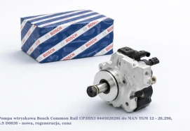 Pompa wtryskowa Bosch Common Rail CP3HS3 0445020206 do MAN TGM 12 - 26.290, 6.9 D0836 - nowa, regeneracja, cena