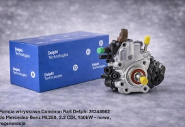 Pompa wtryskowa Common Rail Delphi 28348662 do Mercedes-Benz ML250, 2.2 CDI, 150kW – nowa, regeneracja